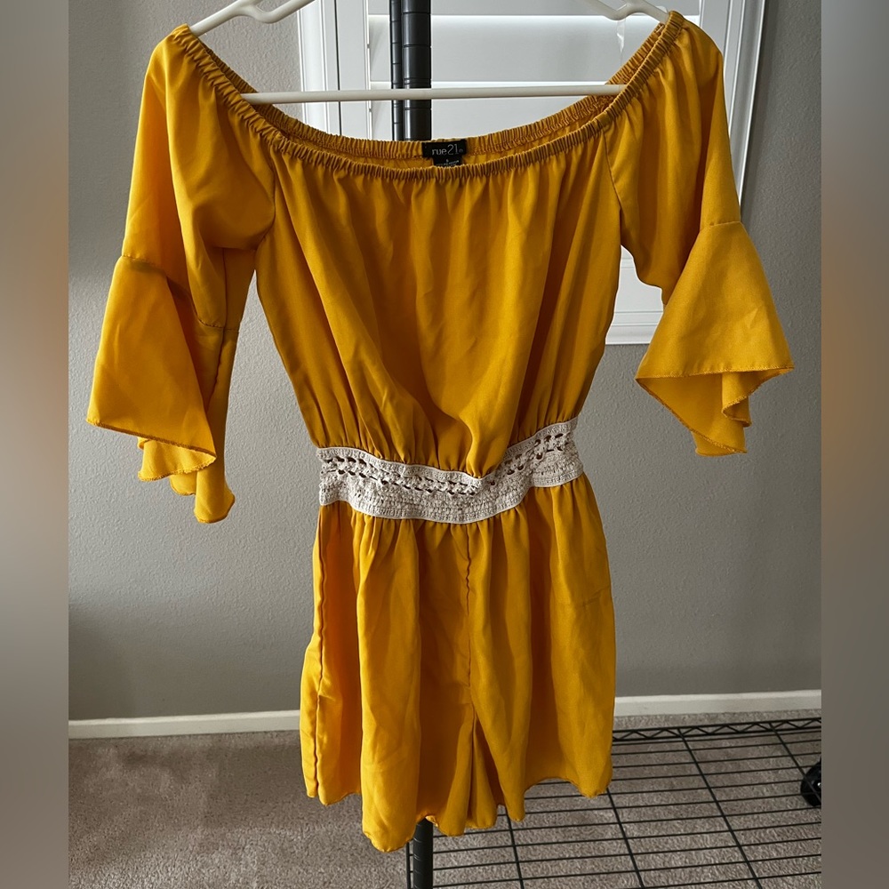 Rue21 Yellow Romper